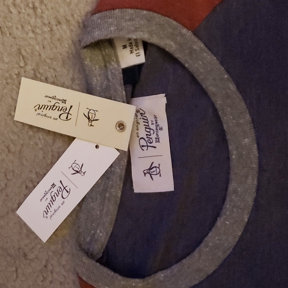 Original Penguin Baseball Long Sleeve Shirt - Picture 2 of 5